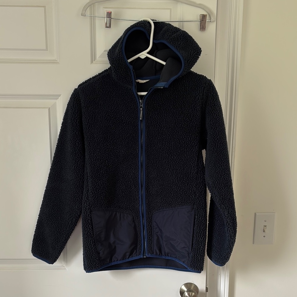 Like new! Lands End Navy Blue Kids Coat